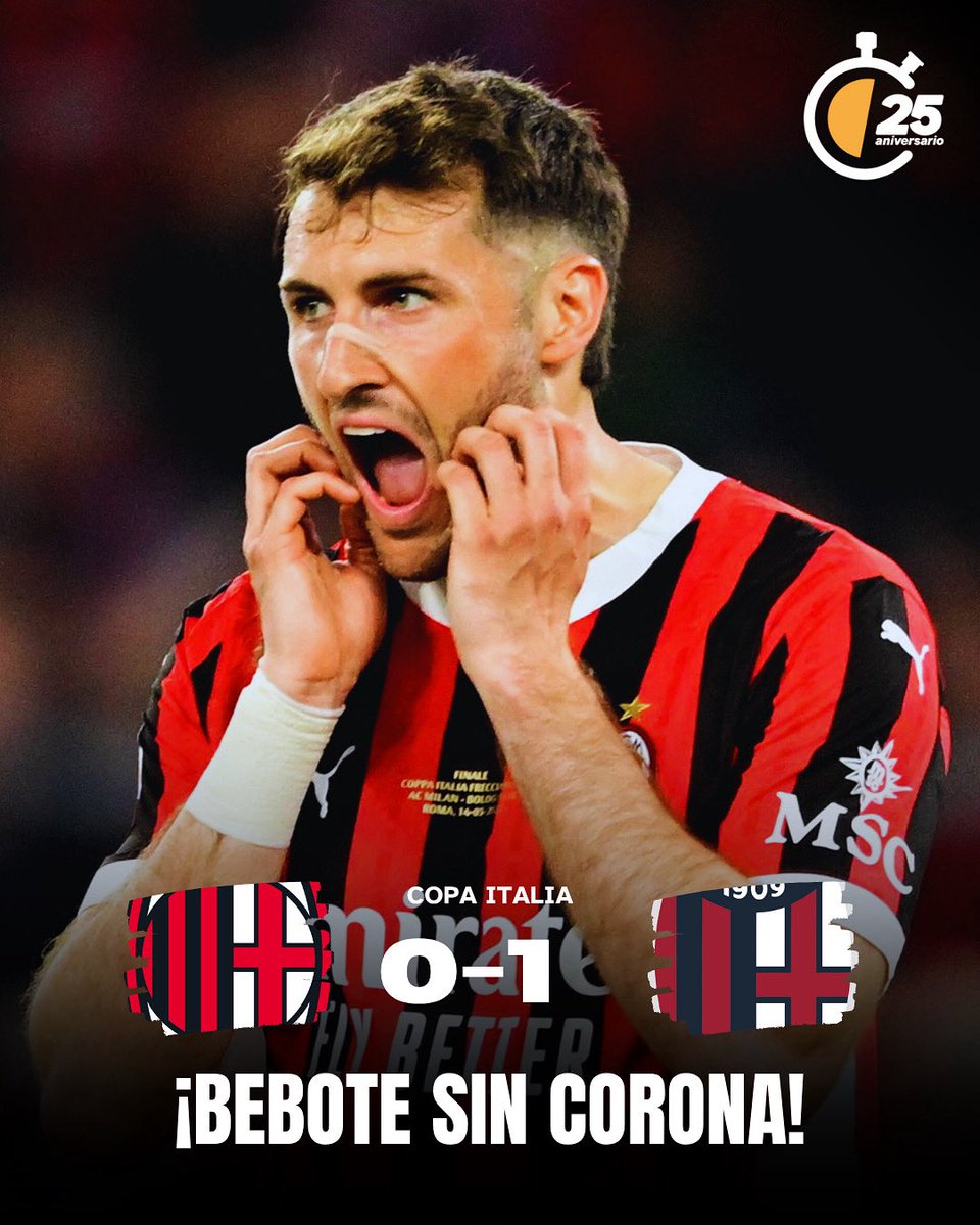 FINAAAAAAAL! 🇮🇹🏆⚪ ¡BOLONIA LE PEGA AL MILAN DEL 'BEBOTE' Y ES CAMPEÓN DE  LA COPA DE ITALIA! 🇮🇹🏆⚪ ¡FRACASO DE TEMPORADA ABSOLUTO PARA EL MILAN!  🇮🇹🏆⚪ 🔴 Milán 0-1 Bolonia ⚪, image size:960x1200