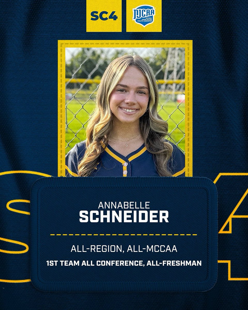 🥎Softball Conference Awards🥎

Congratulations to Annabelle Schneider for earning several MCCAA &amp; Eastern Conference Awards! 

Go Skippers💙💛

#SkipperPride