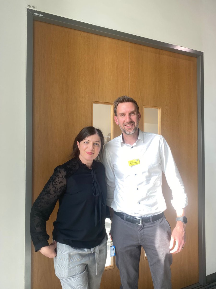 educators together at the Foundation development day, lovely to so many in person! 
So proud of our regional reps <a href="/MaiarElhariry/">ميار🇪🇬🍉</a> &amp; #Nav representing their regional cohort &amp; <a href="/SWBHnhs/">SWB NHS Trust</a> 😍💜
#Mike showcasing TiM &amp; its +ve impact is clear to see across the region! 
#wellbeing #MedEd