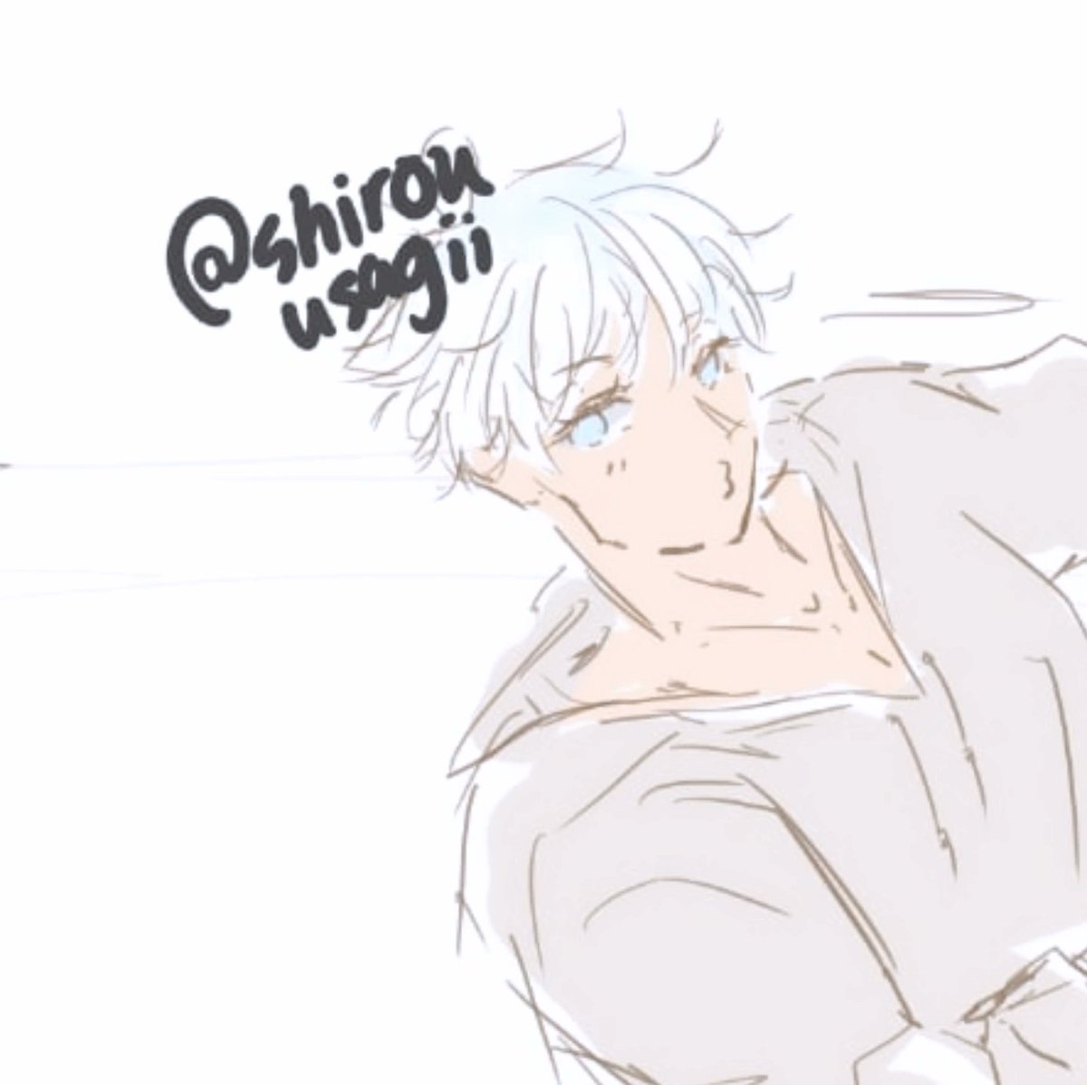shirouusagii's tweet photo. #gojosatoru #satorugojo #gojosensei #五条悟  #jujutsukaisen #呪術廻戦 #art #sketches #drawing #doodles #fanart #digitalart #digitalillustration #illustration #digitalpainting #digitalrough #lineart #wip #workinprogress #anime #manga https://t.co/puN28gcvQc