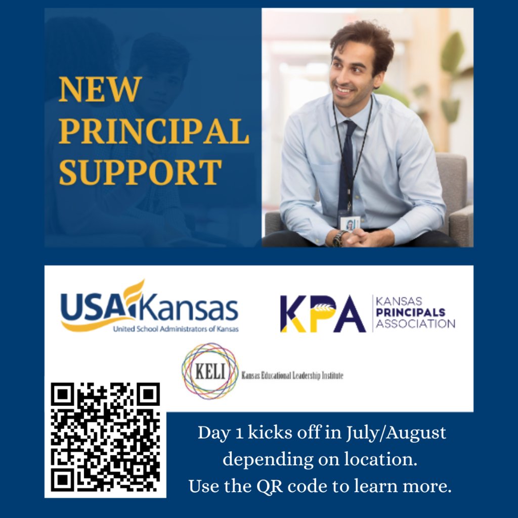 USA-Kansas (@usakansas) on Twitter photo Do you know a principal who will be new to their role/the profession next year? Send them to our New Principal Support Program offered in collaboration with <a href="/KSPrincipals/">KSPrincipals</a> and #KELI through the <a href="/KSUCollegeofEd/">K-State College of Ed</a>. Use the QR code on the image below to learn more. #edleadershipmatters Do you know a principal who will be new to their role/the profession next year? Send them to our New Principal Support Program offered in collaboration with <a href="/KSPrincipals/">KSPrincipals</a> and #KELI through the <a href="/KSUCollegeofEd/">K-State College of Ed</a>. Use the QR code on the image below to learn more. #edleadershipmatters