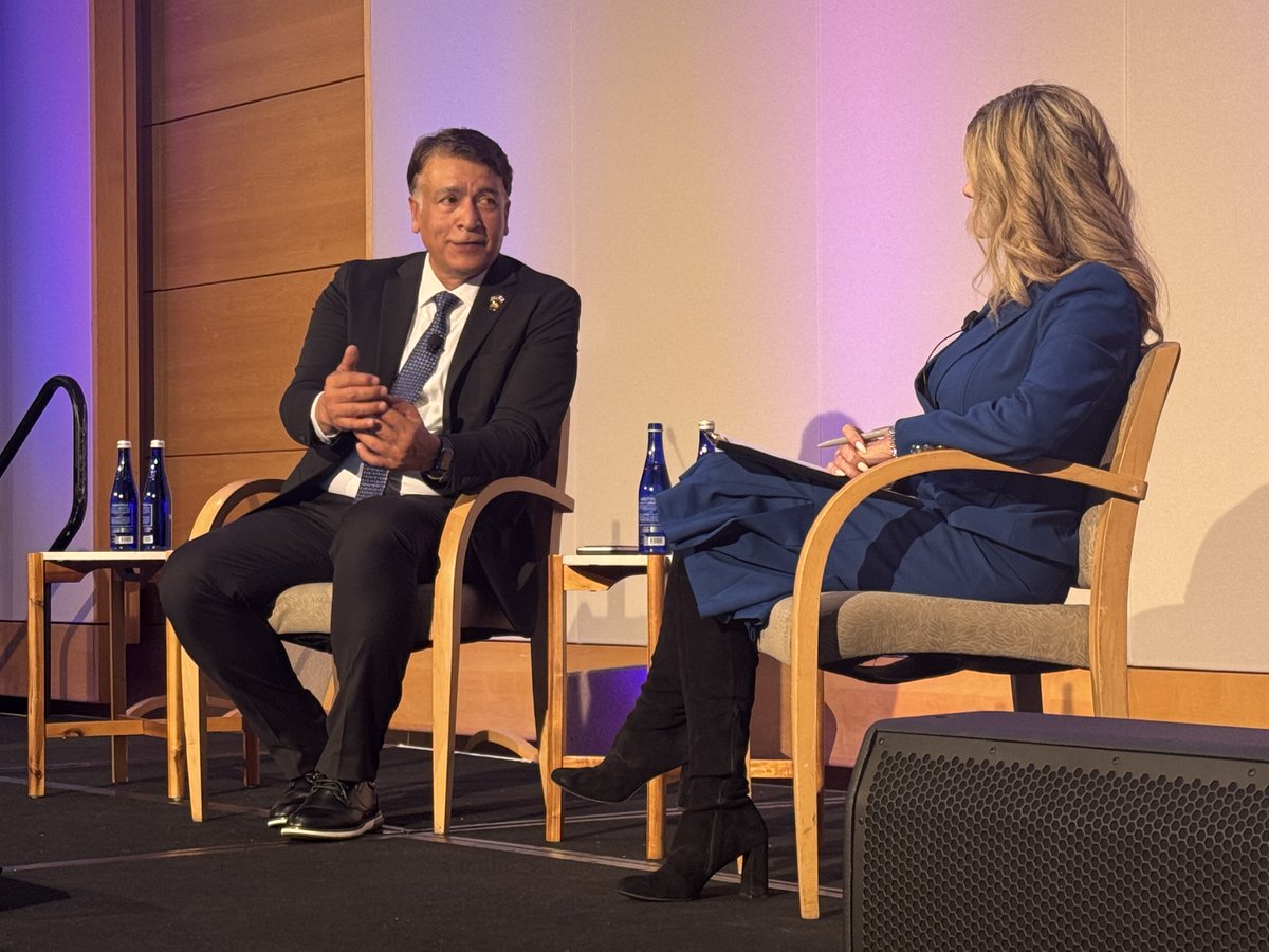 CA High-Speed Rail 🚄💨 (@cahsra) on Twitter photo Today at the <a href="/USHSR/">US High Speed Rail</a>'s Annual Conference, Authority CEO Ian Choudri presented on "Advancing America's First True High-Speed Rail System in the Southwest" + joined MTI's Karen Philbrick to discuss updates on the project, including:
🚧Construction ✔Procurements🤝Funding & more! Today at the <a href="/USHSR/">US High Speed Rail</a>'s Annual Conference, Authority CEO Ian Choudri presented on "Advancing America's First True High-Speed Rail System in the Southwest" + joined MTI's Karen Philbrick to discuss updates on the project, including:
🚧Construction ✔Procurements🤝Funding & more!