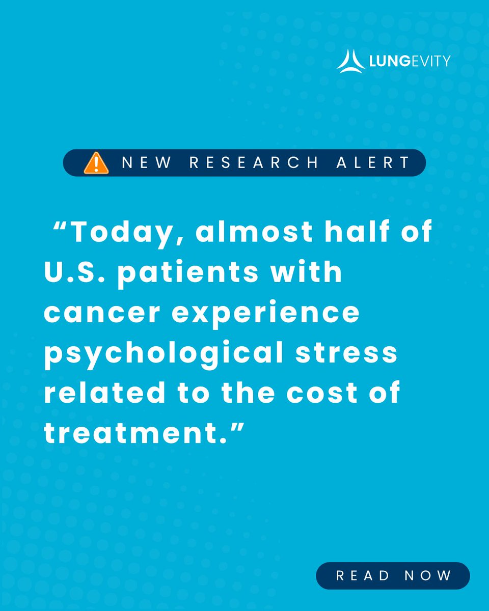 LUNGevity Foundation (@lungevity) on Twitter photo 🚨 New in <a href="/JCO_ASCO/">Journal of Clinical Oncology</a>: LUNGevity Foundation spotlights a key barrier to #ClinicalTrials—financial toxicity. Non-medical costs like travel & lodging can block access, especially for underserved patients.
🔗 Read: ascopubs.org/doi/10.1200/JC… More: eactproject.org
#CancerResearch 🚨 New in <a href="/JCO_ASCO/">Journal of Clinical Oncology</a>: LUNGevity Foundation spotlights a key barrier to #ClinicalTrials—financial toxicity. Non-medical costs like travel & lodging can block access, especially for underserved patients.
🔗 Read: ascopubs.org/doi/10.1200/JC… More: eactproject.org
#CancerResearch