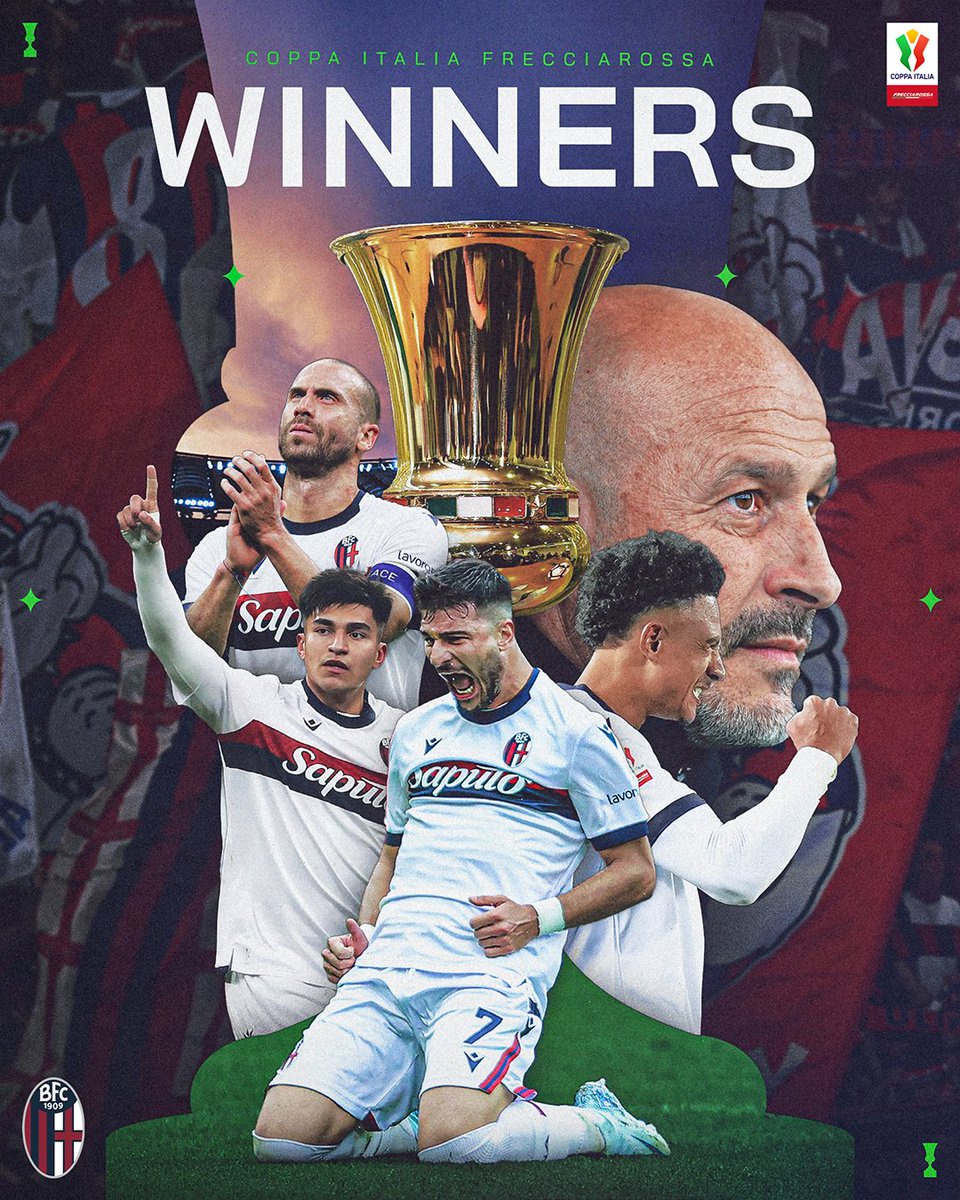 azamtvtz's tweet photo. #CoppaItaliaFrecciarossa Washindi wa Coppa Italia Frecciarossa ni Bologna.....!!!!!
Kwahiyo AC Milan hawana chao msimu huu....!!!
Je, ulitarajia ??
FT': Milan 0-1 Bologna
Ilikuwa LIVE #AzamSports4HD
#MilanBologna #CoppaItaliaFinal #CoppaItalia #ItalyCup #Fainali
@SerieA https://t.co/LAD7K0DnLU