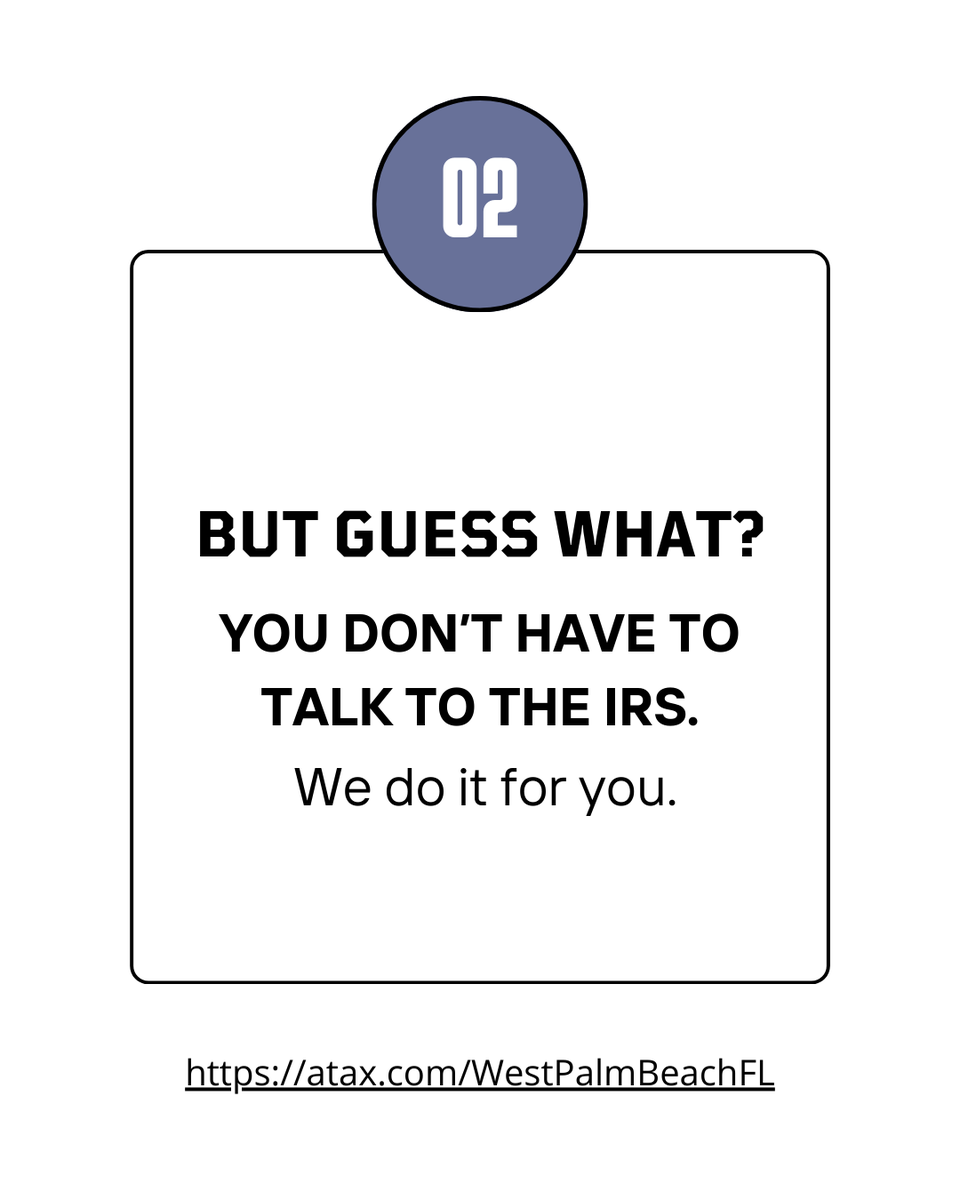 AtaxWPB's tweet image. The IRS is knocking… now what?
You don’t need to panic. You need a partner.

We represent you so you never have to face the IRS alone.

📩 DM us today and let’s get this handled — the right way.

#AuditHelp #IRSRelief #TaxExperts #ATAXSupport #IRSRepresentation #TaxResolution...