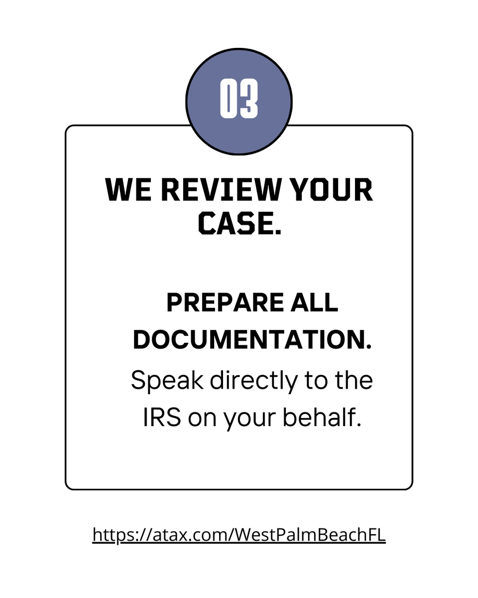 AtaxWPB's tweet image. The IRS is knocking… now what?
You don’t need to panic. You need a partner.

We represent you so you never have to face the IRS alone.

📩 DM us today and let’s get this handled — the right way.

#AuditHelp #IRSRelief #TaxExperts #ATAXSupport #IRSRepresentation #TaxResolution...