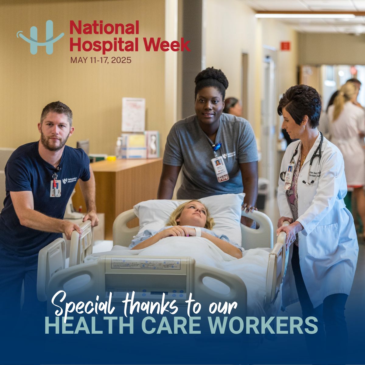 H. Dele Davies, MD, MS, MHCM (@deledaviesmd) on Twitter photo It's #NationalHospitalWeek, a time that honors health care workers for their critical role in providing healing throughout all of life's moments. I want to thank all the workers at <a href="/unmc/">University of Nebraska Medical Center</a>, <a href="/NebraskaMed/">Nebraska Medicine</a> and <a href="/ChildrensNE/">Children's Nebraska</a> for your dedication and exceptional care to our communities. It's #NationalHospitalWeek, a time that honors health care workers for their critical role in providing healing throughout all of life's moments. I want to thank all the workers at <a href="/unmc/">University of Nebraska Medical Center</a>, <a href="/NebraskaMed/">Nebraska Medicine</a> and <a href="/ChildrensNE/">Children's Nebraska</a> for your dedication and exceptional care to our communities.