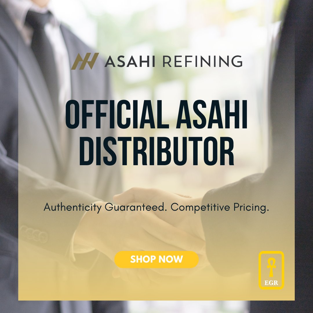 expressgoldref's tweet image. 💼 Official Asahi Distributor 💼
Proud to be an authorized Asahi distributor—bringing you trusted, .999+ pure gold &amp;amp; silver products straight from one of the world's leading refiners.

#AsahiRefining #AuthorizedDistributor #PureMetals #GoldDealer #SilverStackers #XAUCanada