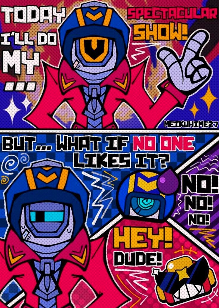 KABOCHASPOOKAY's tweet photo. 2021 THROWBACK NO.2
"STU'S GRAND SHOW!!"
#BrawlStars #BrawlStarsArt 
✨🤖✨🤖✨🤖✨🤖✨🤖✨ https://t.co/M2tpVB3fOe