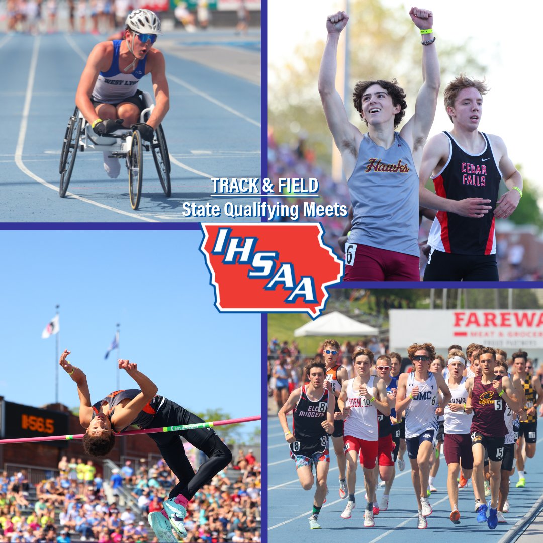 Tomorrow, the 2025 #iahstrack State Qualifying Meets kick off across Iowa! Tap the links for tickets and site info. Best of luck, and a big thank you to our host schools!
🎟️iahsaa.org/tickets/
📍iahsaa.org/track-field-20…