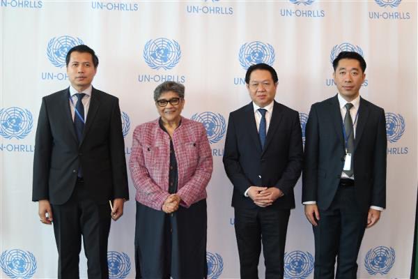 Pleasure to receive Amb. Anouparb Vongnorkeo 🇱🇦 as he ends his tour of duty in NY. Has been a pleasure to work with him, incl for my recent visit to Laos. I wish him all the best &amp; look forward to continued collaboration with <a href="/LaosAtUN/">Lao PDR at the UN</a> as 🇱🇦 prepares for #LLDC3 &amp; #LDC graduation.