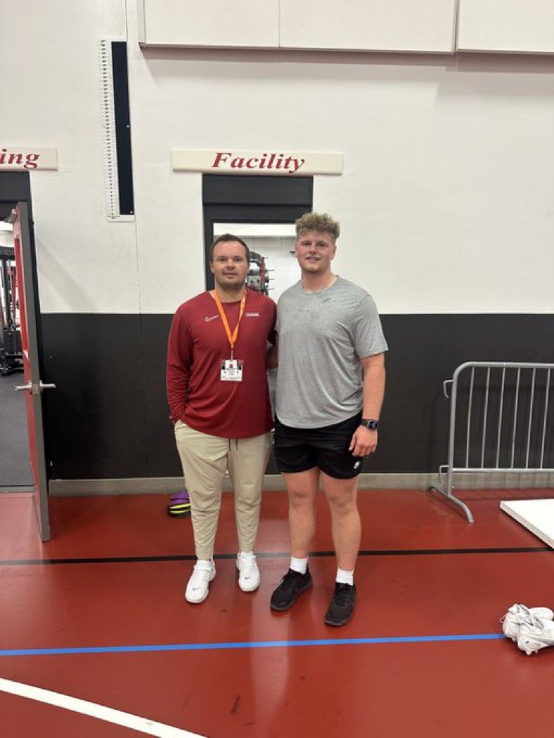 Thank you <a href="/CoachTJLucas/">Coach Taylor Lucas</a> for coming to school today and running me through a workout! Can’t wait to further my relationship with you and learn more about the program <a href="/WSUCougarFB/">Washington State Football</a>