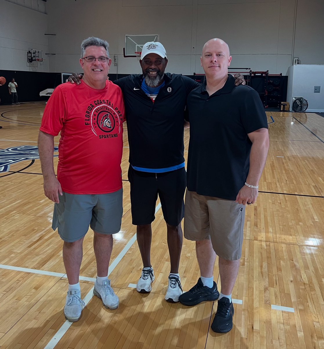 Always a blessing to have Hall of Famer Kenny Anderson to stop over and offer some words of wisdom to our young team; thank you coach!