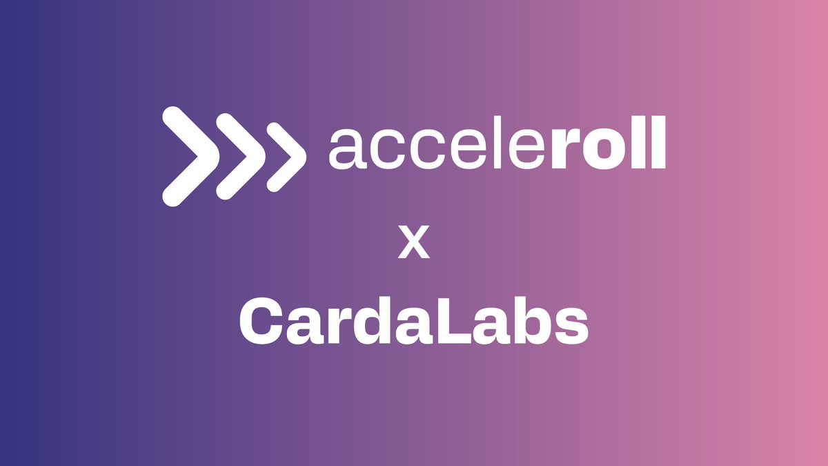 Farmroll.io (@farmroll_io) on Twitter photo Weโre thrilled to announce that <a href="/CardaLabs/">CardaLabs (Prev. CardaChain)</a> is the newest project to join <a href="/acceleroll/">Acceleroll by Farmroll</a>.
Acceleroll is a web3 accelerator designed to help projects grow faster, smarter, and stronger.
Excited for whatโs ahead. โญ๏ธ Weโre thrilled to announce that <a href="/CardaLabs/">CardaLabs (Prev. CardaChain)</a> is the newest project to join <a href="/acceleroll/">Acceleroll by Farmroll</a>.
Acceleroll is a web3 accelerator designed to help projects grow faster, smarter, and stronger.
Excited for whatโs ahead. โญ๏ธ
