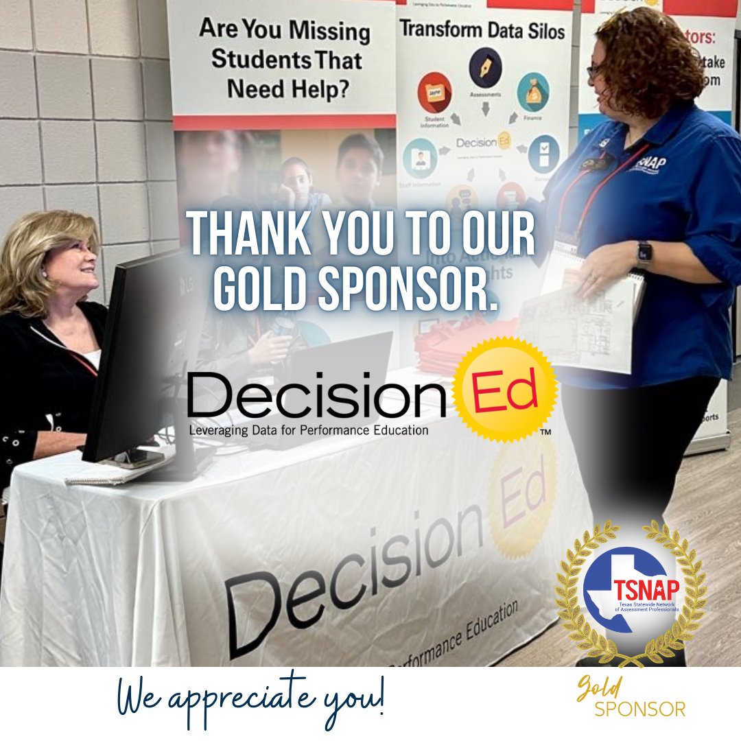 tsnaptalk's tweet photo. The TSNAP Board of Directors thanks Decision Ed for their generous support and commitment to our organization and its members. Thank you, Decision Ed! Learn more about Decision Ed and other sponsors at https://t.co/YEcGLiiwKX #growlearnsupport @DecisionEd https://t.co/a1Sv2j50h9
