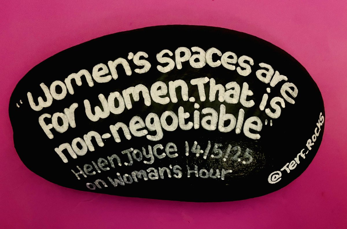Terf_Rocks (@terf_rocks) on Twitter photo I couldn’t end the day without immortalising this iconic quote by the ever so wonderful Helen Joyce.
#WomensSpacesAreForWomen
<a href="/HJoyceGender/">Helen Joyce</a> I couldn’t end the day without immortalising this iconic quote by the ever so wonderful Helen Joyce.
#WomensSpacesAreForWomen
<a href="/HJoyceGender/">Helen Joyce</a>