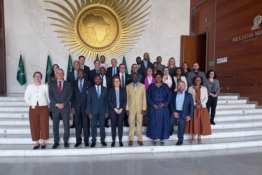 The AU-EU Joint Steering Committee (JSC) met on 12-13 May 2025 to prepare for the 3rd AU-EU Ministerial Meeting to be held on 21 May 2025, in Brussels, Belgium. The meeting considered the Programme, and the Joint Communiqué of the 3rd AU-EU Ministerial Meeting.

#SAinAddis