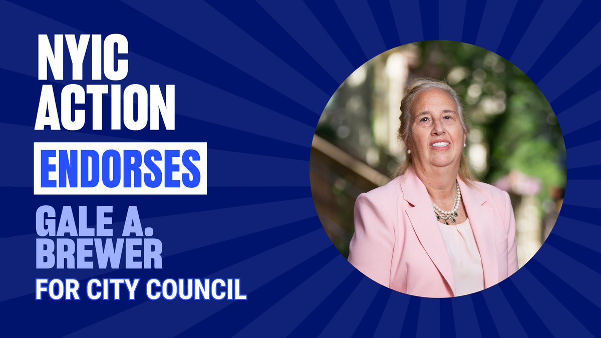 I'm very thankful to have the endorsement of NY Immigration Coalition Action. Thank you!