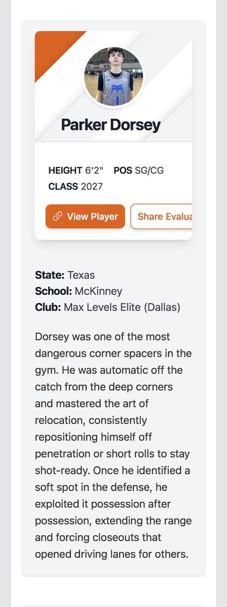 Parker Dorsey (@parkerdorsey27) on Twitter photo Thank you for the kind words, <a href="/BallNonStop_/">DeVontae Cobb</a> Very appreciated!
<a href="/PrepHoops/">Prep Hoops 🏀</a> <a href="/PrepHoopsTX/">Prep Hoops Texas</a> <a href="/GradyMajors/">Grady Majors</a> <a href="/JayFryeNBA/">Jay Frye</a> <a href="/KevinMoses38/">Kevin Moses LLC</a> <a href="/maxlevelselite/">MAX LEVELS ELITE -P32</a> <a href="/MHSLionsHoops/">MHS Lions Boys Basketball</a> <a href="/CoastRecruits/">Coast 2 Coast Recruits</a> Thank you for the kind words, <a href="/BallNonStop_/">DeVontae Cobb</a> Very appreciated!
<a href="/PrepHoops/">Prep Hoops 🏀</a> <a href="/PrepHoopsTX/">Prep Hoops Texas</a> <a href="/GradyMajors/">Grady Majors</a> <a href="/JayFryeNBA/">Jay Frye</a> <a href="/KevinMoses38/">Kevin Moses LLC</a> <a href="/maxlevelselite/">MAX LEVELS ELITE -P32</a> <a href="/MHSLionsHoops/">MHS Lions Boys Basketball</a> <a href="/CoastRecruits/">Coast 2 Coast Recruits</a>