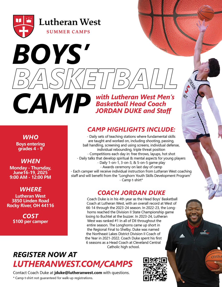 Can’t wait to see you at camp! We are just about a month away. Sign up now!