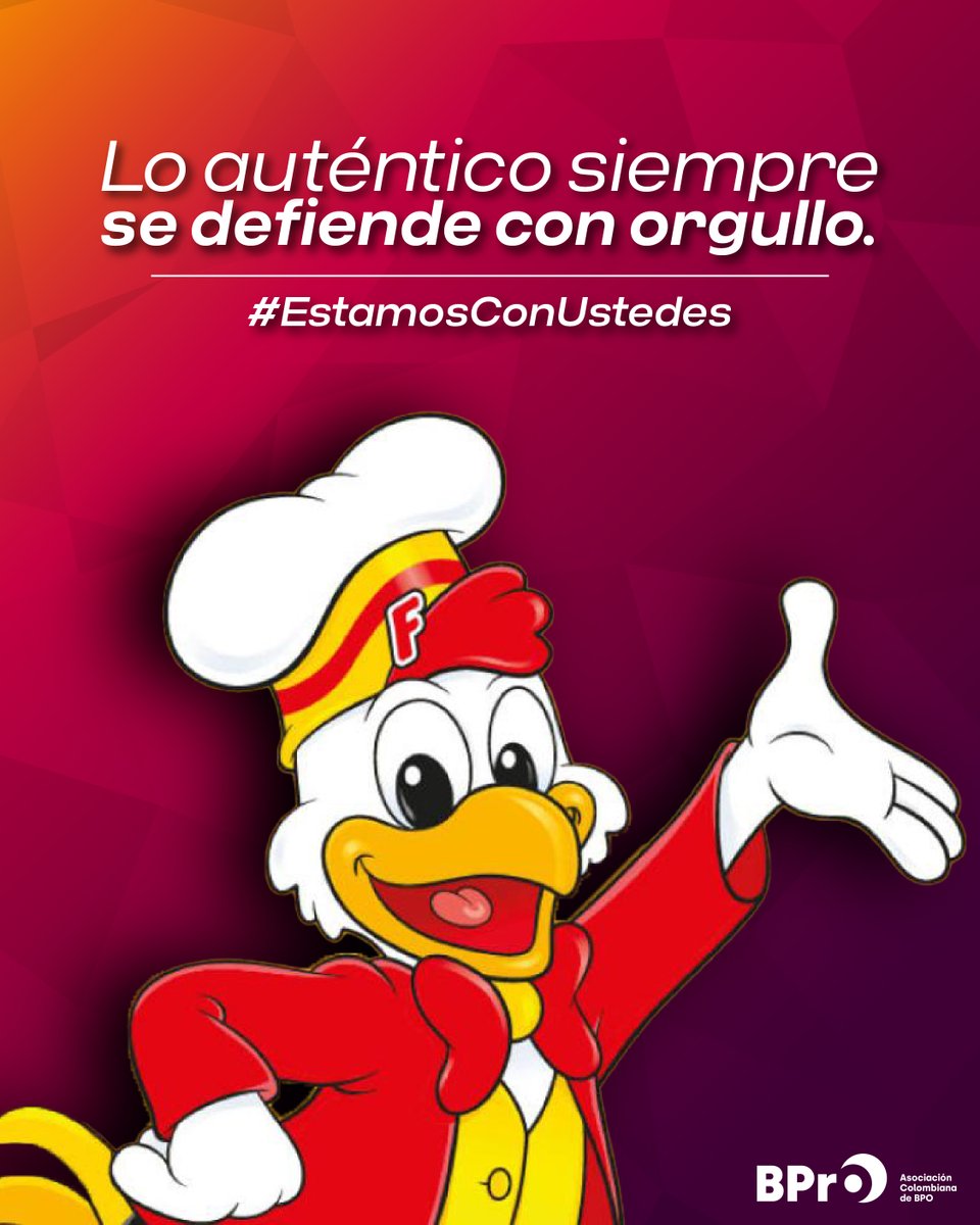 BPrO_org (@bpro_org) on Twitter photo Frisby representa sabor local, esfuerzo y autenticidad 🇨🇴 Desde BPrO, respaldamos a las marcas que construyen país con identidad. Lo auténtico se defiende con orgullo. <a href="/anakarinaqa/">ana karina quessep</a> <a href="/frisbylohace/">Frisby S.A.</a>
#EstamosConUstedes #Frisby #BPrO #OrgulloColombiano Frisby representa sabor local, esfuerzo y autenticidad 🇨🇴 Desde BPrO, respaldamos a las marcas que construyen país con identidad. Lo auténtico se defiende con orgullo. <a href="/anakarinaqa/">ana karina quessep</a> <a href="/frisbylohace/">Frisby S.A.</a>
#EstamosConUstedes #Frisby #BPrO #OrgulloColombiano