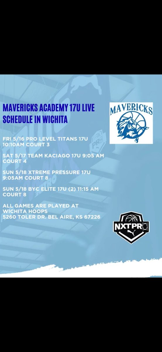 Mavericks Basketball Center (@mavericksbcmo) on Twitter photo <a href="/riseupsports1/">Rise Up Sports Media</a> <a href="/alyxwhite_/">Alyx White</a> Come check out our 17u squad in action on the PUMA Circuit! <a href="/Willwolf_23/">Will Wolf</a> <a href="/storck_jack/">Jack Storck</a> and <a href="/ttimetay31/">Taylor Anderson</a> will be some major names to be aware of!! <a href="/riseupsports1/">Rise Up Sports Media</a> <a href="/alyxwhite_/">Alyx White</a> Come check out our 17u squad in action on the PUMA Circuit! <a href="/Willwolf_23/">Will Wolf</a> <a href="/storck_jack/">Jack Storck</a> and <a href="/ttimetay31/">Taylor Anderson</a> will be some major names to be aware of!!