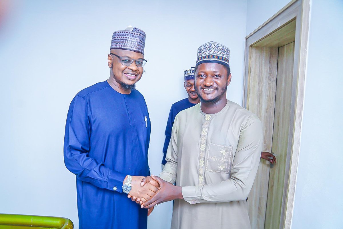 S. M. Bello (Binbaz) (@smb_binbaz) on Twitter photo A moment with My Boss & Mentor, H.E <a href="/ProfIsaPantami/">Prof. Isa Ali Ibrahim, CON</a> CON
a visionary leader whose transformative impact on Nigeria's digital landscape continues to inspire Africa & beyond. May your journey ahead bring even greater strides for our dear country and your beloved State (Gombe)
Ameen A moment with My Boss & Mentor, H.E <a href="/ProfIsaPantami/">Prof. Isa Ali Ibrahim, CON</a> CON
a visionary leader whose transformative impact on Nigeria's digital landscape continues to inspire Africa & beyond. May your journey ahead bring even greater strides for our dear country and your beloved State (Gombe)
Ameen