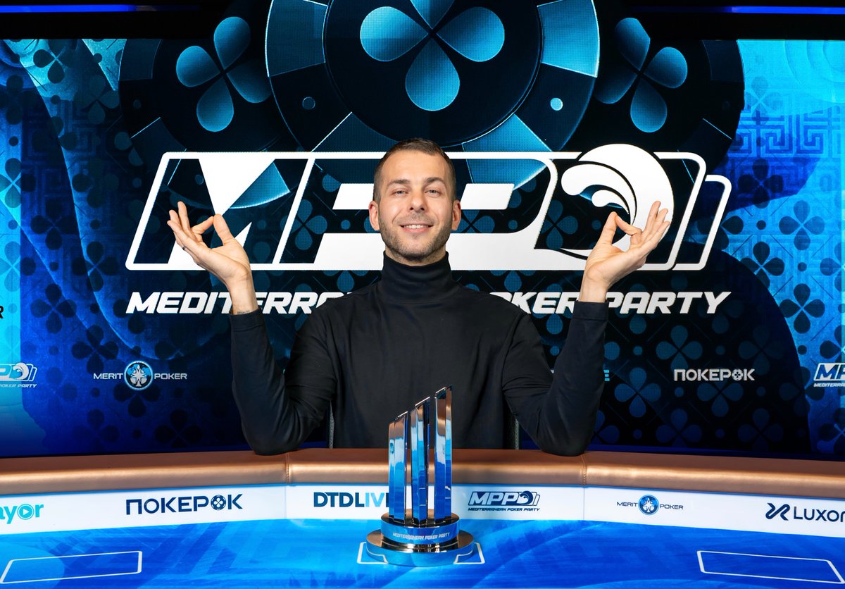 VIKTOR IARILOV 🇷🇺 CLAIMS THE TITLE 🏆

The MPP series crowned yet another champion as Viktor Iarilov took down the $1,100 6-Max Bounty Turbo event!

With 227 entries battling it out for glory, Viktor emerged victorious, securing the trophy and $23,000 in prize money. After his