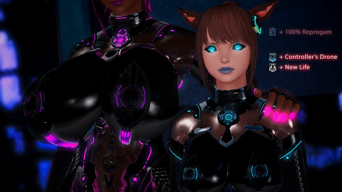 Krystal (@kinkikrys) on Twitter photo Unable to fight, and unable to think. My mind loses control as I slowly turn into something new, a drone who takes orders from my Controller.
A fun collab set with <a href="/IsoKoniro/">Iso Koniro</a> Unable to fight, and unable to think. My mind loses control as I slowly turn into something new, a drone who takes orders from my Controller.
A fun collab set with <a href="/IsoKoniro/">Iso Koniro</a>