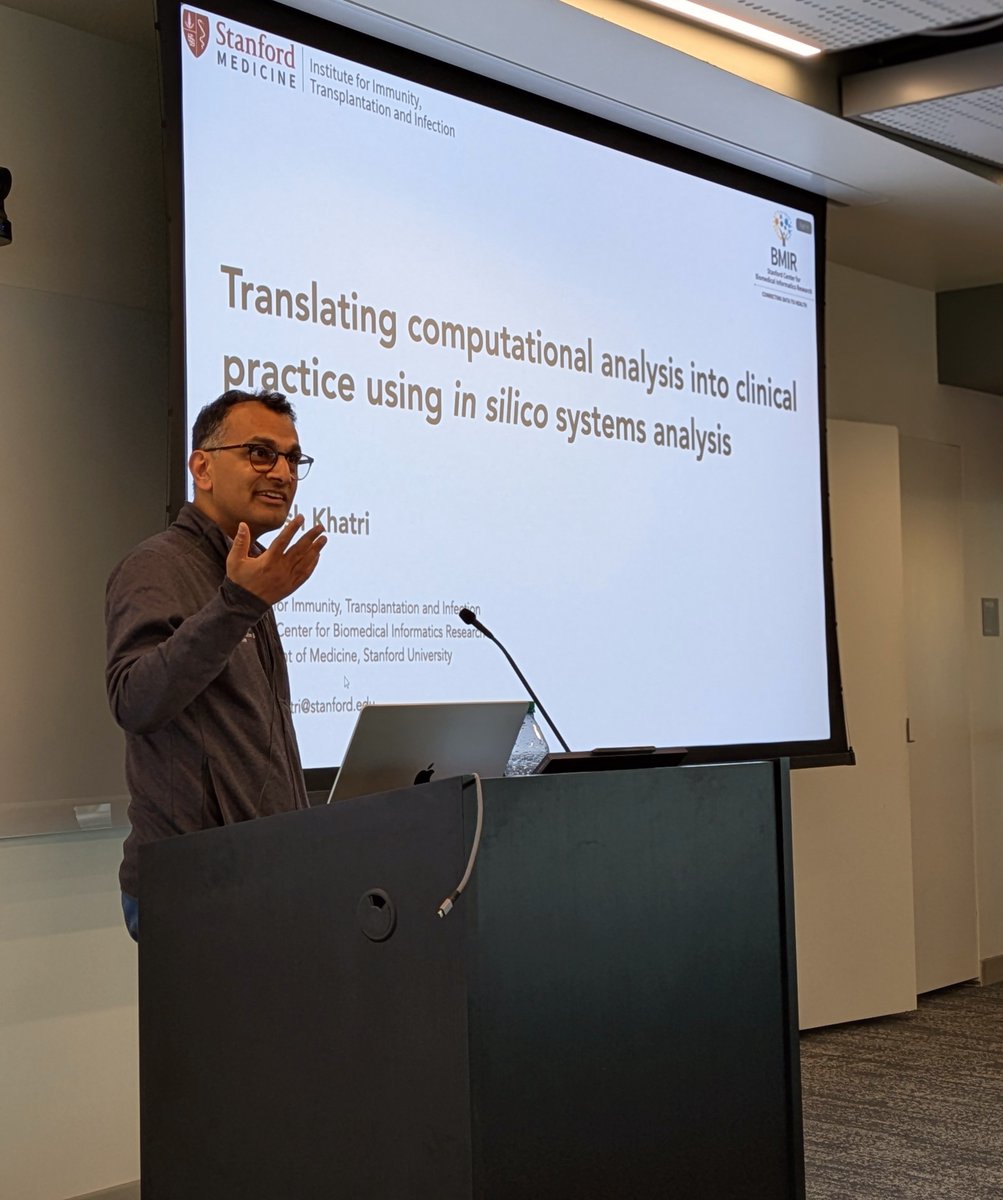 YaleCSEI's tweet image. Exciting talk by @purveshkhatri (Prof. of Med. at @Stanford) at today's @YaleCSEI Seminar on "Translating computational analysis into clinical practice using in silico systems analysis". Inspiring work to improve acute infection detection in the clinic! @YaleMed @YaleIBIO
