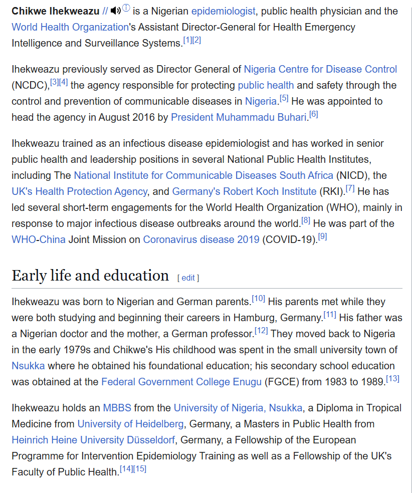 TMac572002's tweet photo. Dr Mike Ryan is dropped from WHO executive team amid ‘painful’ cost cuts
He is being replaced by Dr Chikwe Ihekweazu, a Nigerian-German, currently head of health emergency intelligence &amp; surveillance at a WHO pandemic hub in Berlin &amp; he was previously the first DG of Nigeria CDC. https://t.co/j2XwIGys4O