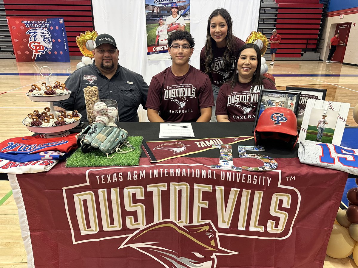 Larissa Liska (@larissaliska) on Twitter photo 13 <a href="/GPAthletics1/">G-P Wildcat Athletics</a> seniors, WOW, signed their college commitments! #RecruitTheCoast
⛳️Broc Talamantez - Blinn College Golf
⚾️Blaine Elizalde - Texas A&M International Baseball
⚾️Austin Vasquez - Texas A&M International Baseball
⚾️Christian Garcia - Texas A&M International Baseball 13 <a href="/GPAthletics1/">G-P Wildcat Athletics</a> seniors, WOW, signed their college commitments! #RecruitTheCoast
⛳️Broc Talamantez - Blinn College Golf
⚾️Blaine Elizalde - Texas A&M International Baseball
⚾️Austin Vasquez - Texas A&M International Baseball
⚾️Christian Garcia - Texas A&M International Baseball