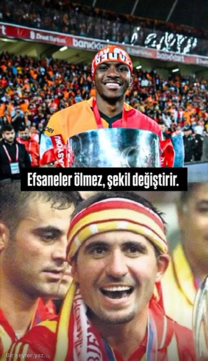 #GSvTS Efsaneler ölmez, şekil değiştirir. <a href="/victorosimhen9/">Victor Osimhen</a>