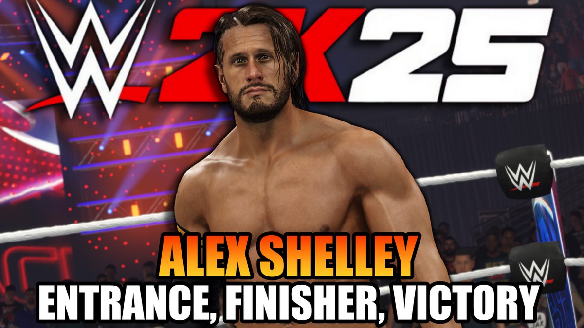 #WWE2K25 - Alex Shelley Entrance, Finisher &amp; Victory Scene (New Wave DLC Pack)

Watch Here: youtube.com/watch?v=3RqVHR…