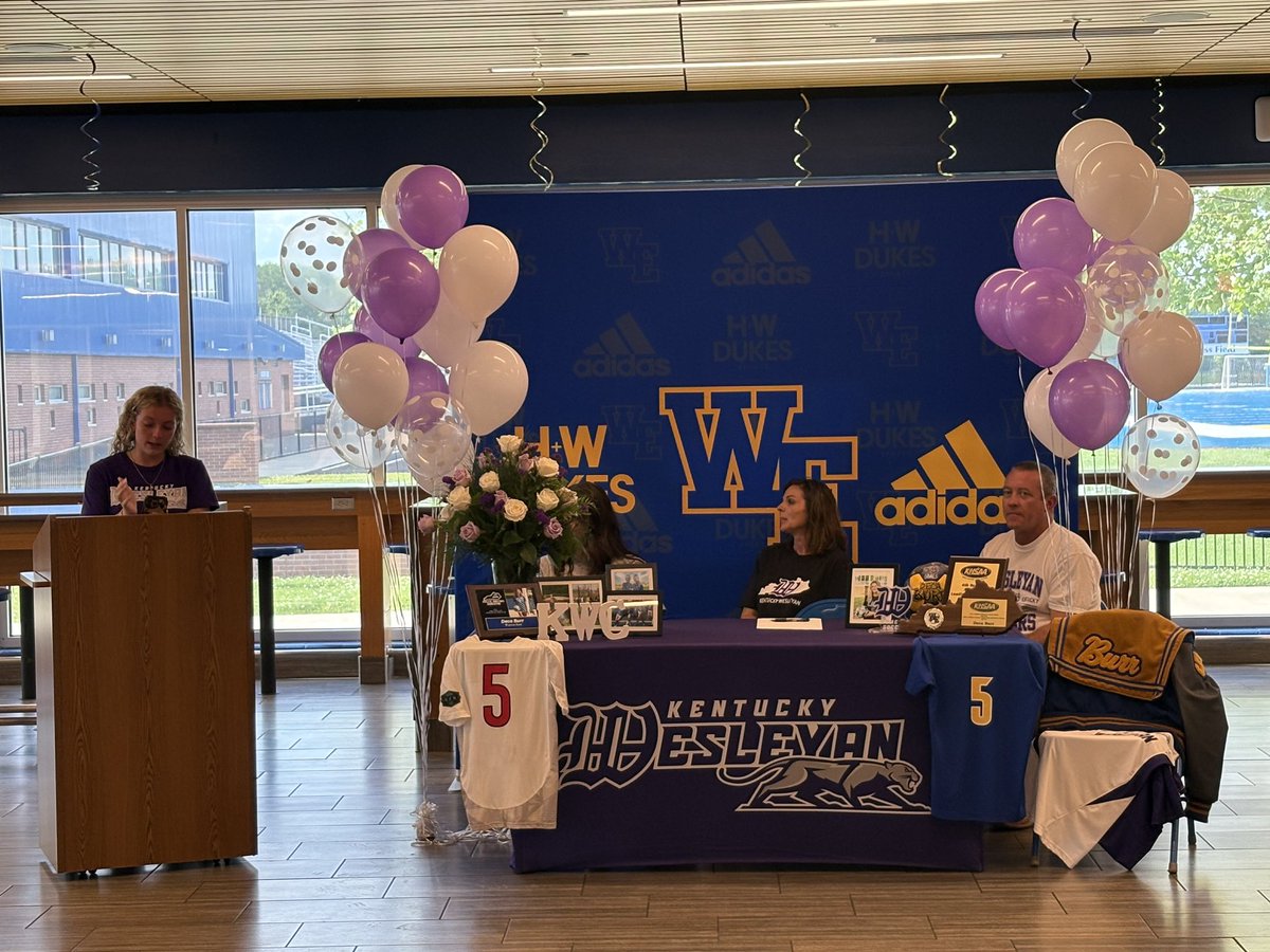 WEMS_WEHSAD's tweet photo. Congratulations to D. Burr on signing to continue her academic/athletic future at KWC. Not enough space to mention all of the records she holds at both the school and statewide.

@WCPSAthletics_ https://t.co/AatngWBoqO