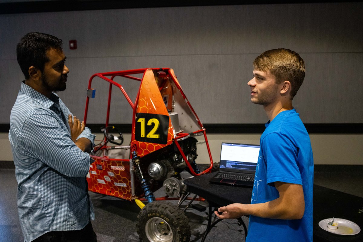 One step closer to graduation! Some of our students presented their work at the electrical and computer engineering senior design expo last week.