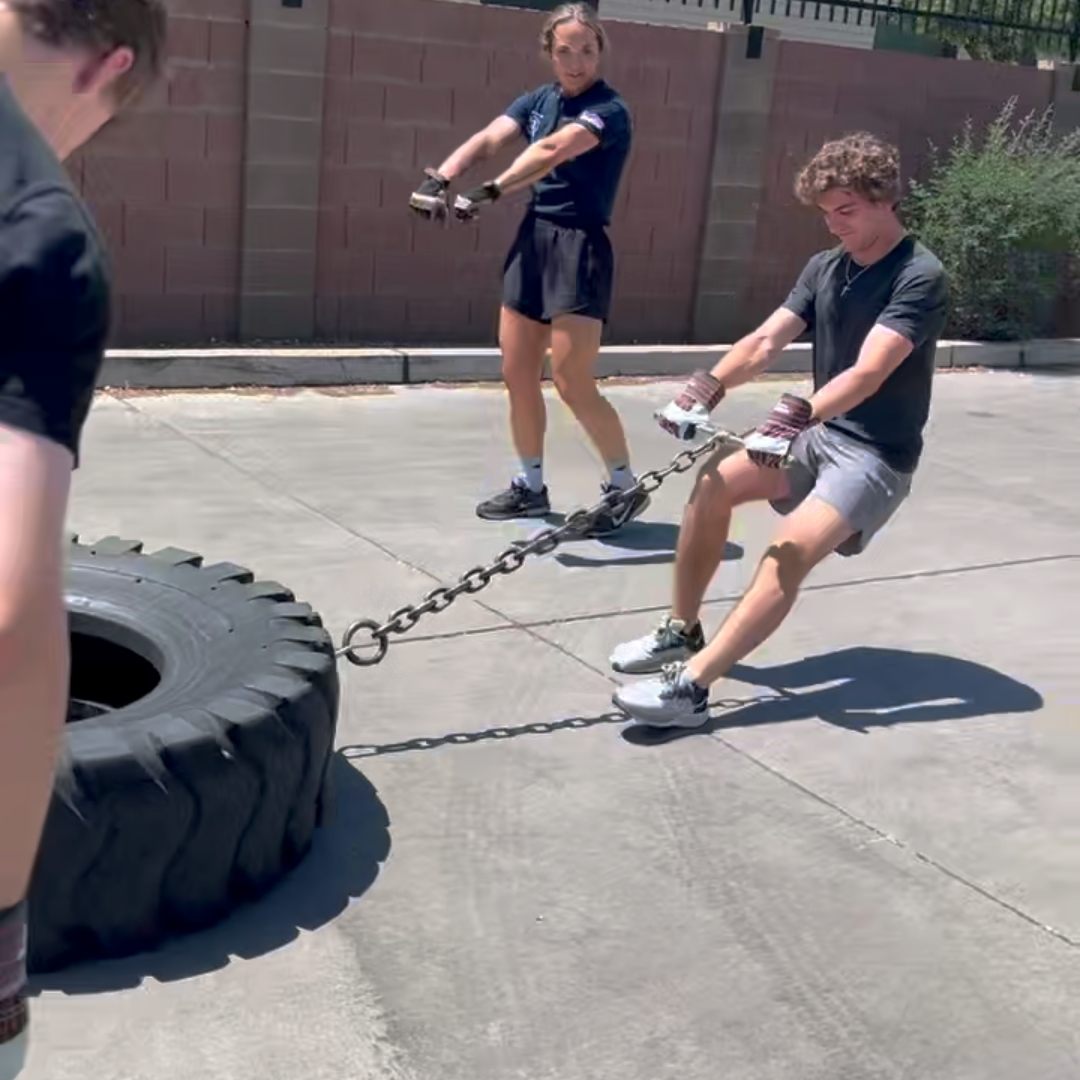 Special thanks to Fire Station 30, who hosted NDP Hockey's Class of 2026 last weekend. Next year's seniors got a tour of the firehouse and participated in a firefighter workout! #GoSaints #ReverenceRespectResponsibility #ndpcatholic