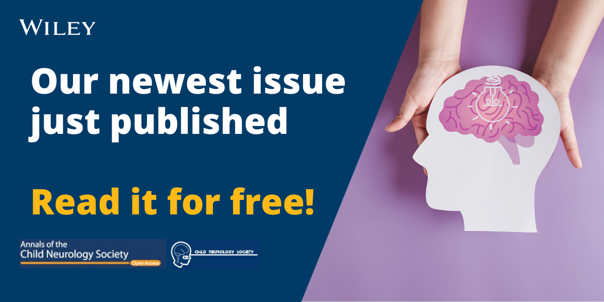 Child Neurology Society (@childneurosoc) on Twitter photo View newly published articles in the latest issue of <a href="/AnnalsCNS/">Annals of the Child Neurology Society</a> ow.ly/2vUU50VSWuM #OpenAccess View newly published articles in the latest issue of <a href="/AnnalsCNS/">Annals of the Child Neurology Society</a> ow.ly/2vUU50VSWuM #OpenAccess