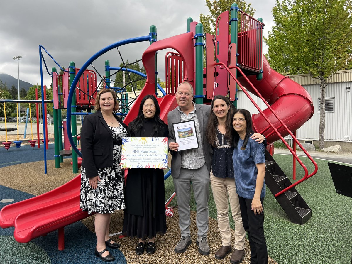 Kulvir Mann (@beingkulvir) on Twitter photo A special day at <a href="/LynnValleyElem/">Lynn Valley Elem</a> The official grand opening & ribbon cutting of beautiful new accessible playground 🛝TY to <a href="/TiresBC/">Tire Stewardship BC</a> LVPAC, School Admin, <a href="/zazousalon/">Zazou Salon, Academy</a> HME Home Health, LV Legion Branch 114, LV McDonalds & <a href="/NVSD44/">School District 44</a> Facilities for great teamwork on this project! 🎉 A special day at <a href="/LynnValleyElem/">Lynn Valley Elem</a> The official grand opening & ribbon cutting of beautiful new accessible playground 🛝TY to <a href="/TiresBC/">Tire Stewardship BC</a> LVPAC, School Admin, <a href="/zazousalon/">Zazou Salon, Academy</a> HME Home Health, LV Legion Branch 114, LV McDonalds & <a href="/NVSD44/">School District 44</a> Facilities for great teamwork on this project! 🎉