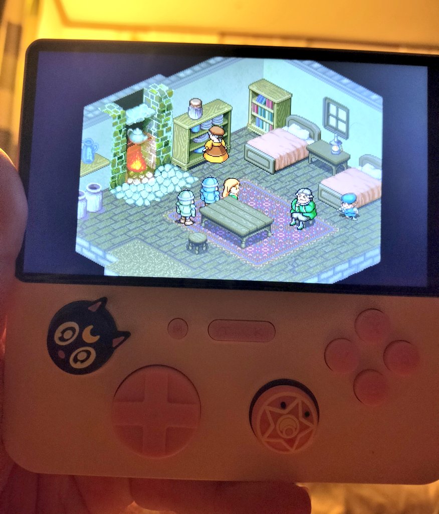 wtiinooooooooo's tweet photo. 寝ながらプレイしたけど、そこまで重さ感じないんだよねー。実はポポロ初プレイだったりする。
#E5Plus
#レトロゲーム https://t.co/rQlLbvdtBq