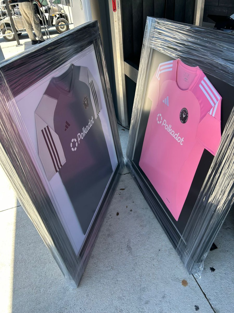 The Weak Hand (@the_weak_hand) on Twitter photo Freshly framed and ready for the wall inside the <a href="/Polkadot/">Polkadot</a> suite at <a href="/InterMiamiCF/">Inter Miami CF</a>’s <a href="/chase_stadium/">Chase Stadium</a>. Some special guests are landing this weekend… I better stay focused and not get too <a href="/distractivexyz/">Distractive</a> 🤭 Freshly framed and ready for the wall inside the <a href="/Polkadot/">Polkadot</a> suite at <a href="/InterMiamiCF/">Inter Miami CF</a>’s <a href="/chase_stadium/">Chase Stadium</a>. Some special guests are landing this weekend… I better stay focused and not get too <a href="/distractivexyz/">Distractive</a> 🤭