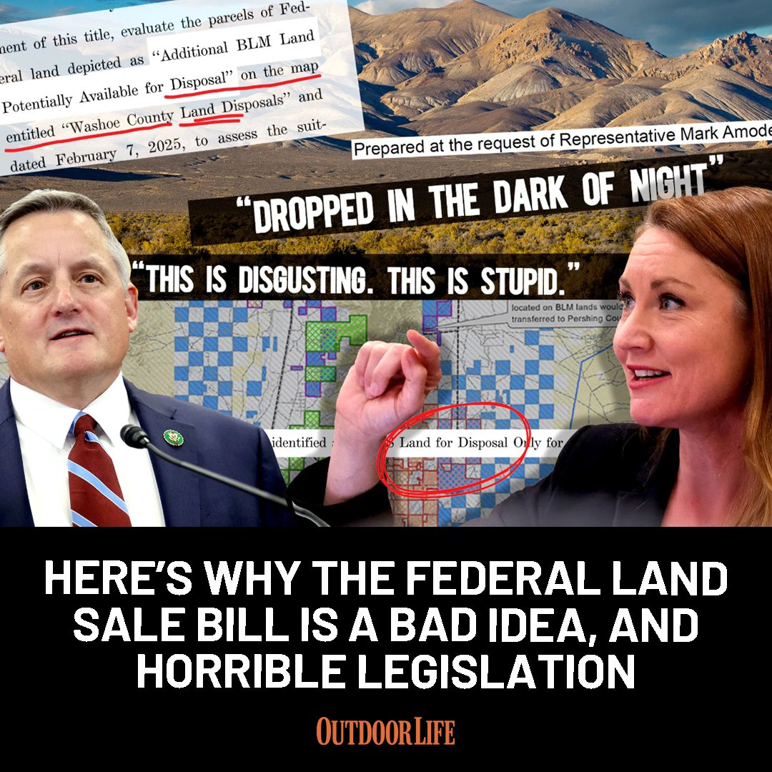 Introduced in the dark of night, with no debate, no actual maps, and no details on fiscal impacts, the bill that requires the sale of 500,000 acres of federal land shouldn’t be supported, either in Congress or back home: trib.al/GWZoIV6