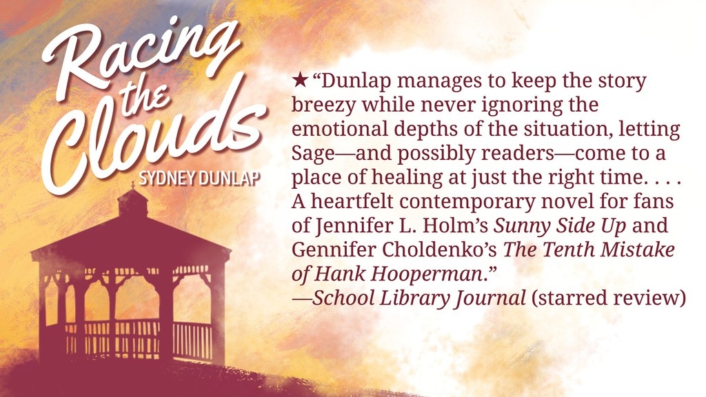 Jolly Fish Press (@jollyfishpress) on Twitter photo ★ “Dunlap manages to keep the story breezy while never ignoring the emotional depths of the situation...” —School Library Journal (starred review)
RACING THE CLOUDS by <a href="/SydneyDunlap16/">Sydney Dunlap</a> is available now!
northstareditions.com/jolly-fish-pre… ★ “Dunlap manages to keep the story breezy while never ignoring the emotional depths of the situation...” —School Library Journal (starred review)
RACING THE CLOUDS by <a href="/SydneyDunlap16/">Sydney Dunlap</a> is available now!
northstareditions.com/jolly-fish-pre…