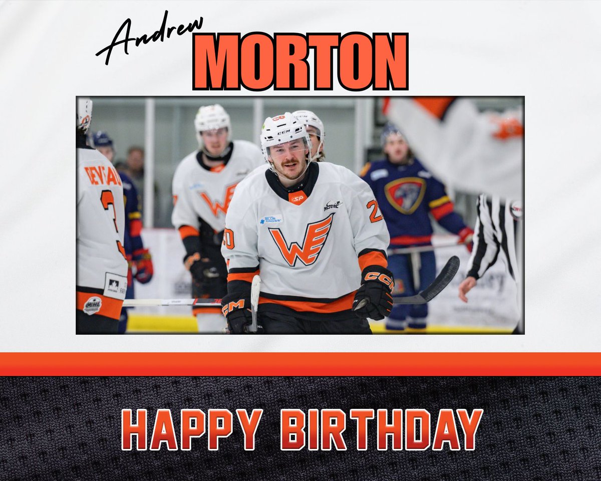 Big happy birthday to Flyers forward Andrew Morton! Morty, you bring it every day—on the ice and in the room. Awesome to see how far you’ve come, and we’re pumped to see what’s next. Enjoy the day, you’ve earned it!

#GoFlyersGo #OrangeAndBlack #FightForGordie