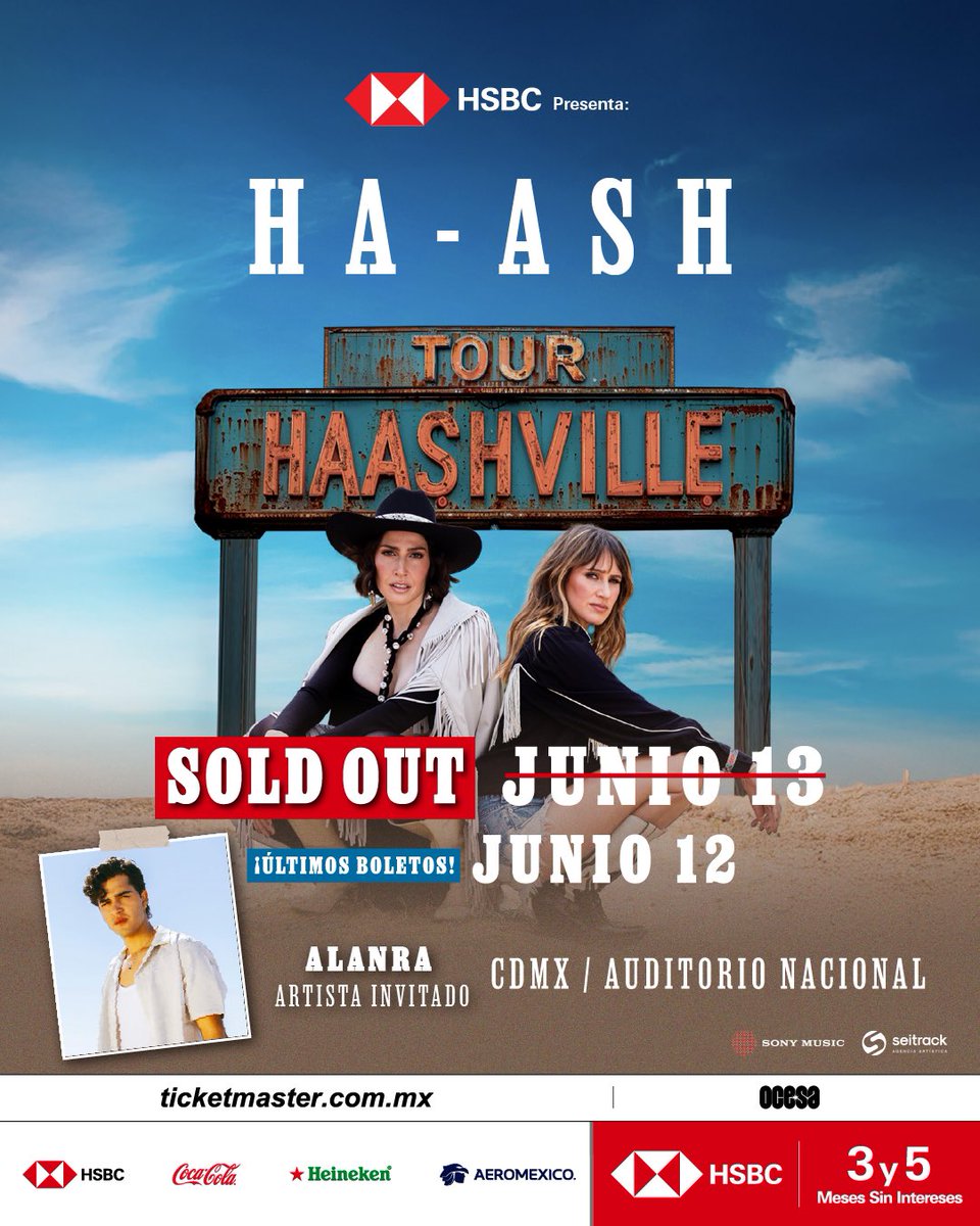 Ha*Ash (@haashoficial) on Twitter photo ¿Están listxs para HAASHVILLE 🌵🤠 en <a href="/AuditorioMx/">Auditorio Nacional</a> ??? De la fecha del 12 de junio son los últimos boletos ticketmaster.com.mx/ha-ash-ciudad-… 😬😍😍😍😍 ¡Ahí lxs vemos!!!!!! ¿Están listxs para HAASHVILLE 🌵🤠 en <a href="/AuditorioMx/">Auditorio Nacional</a> ??? De la fecha del 12 de junio son los últimos boletos ticketmaster.com.mx/ha-ash-ciudad-… 😬😍😍😍😍 ¡Ahí lxs vemos!!!!!!