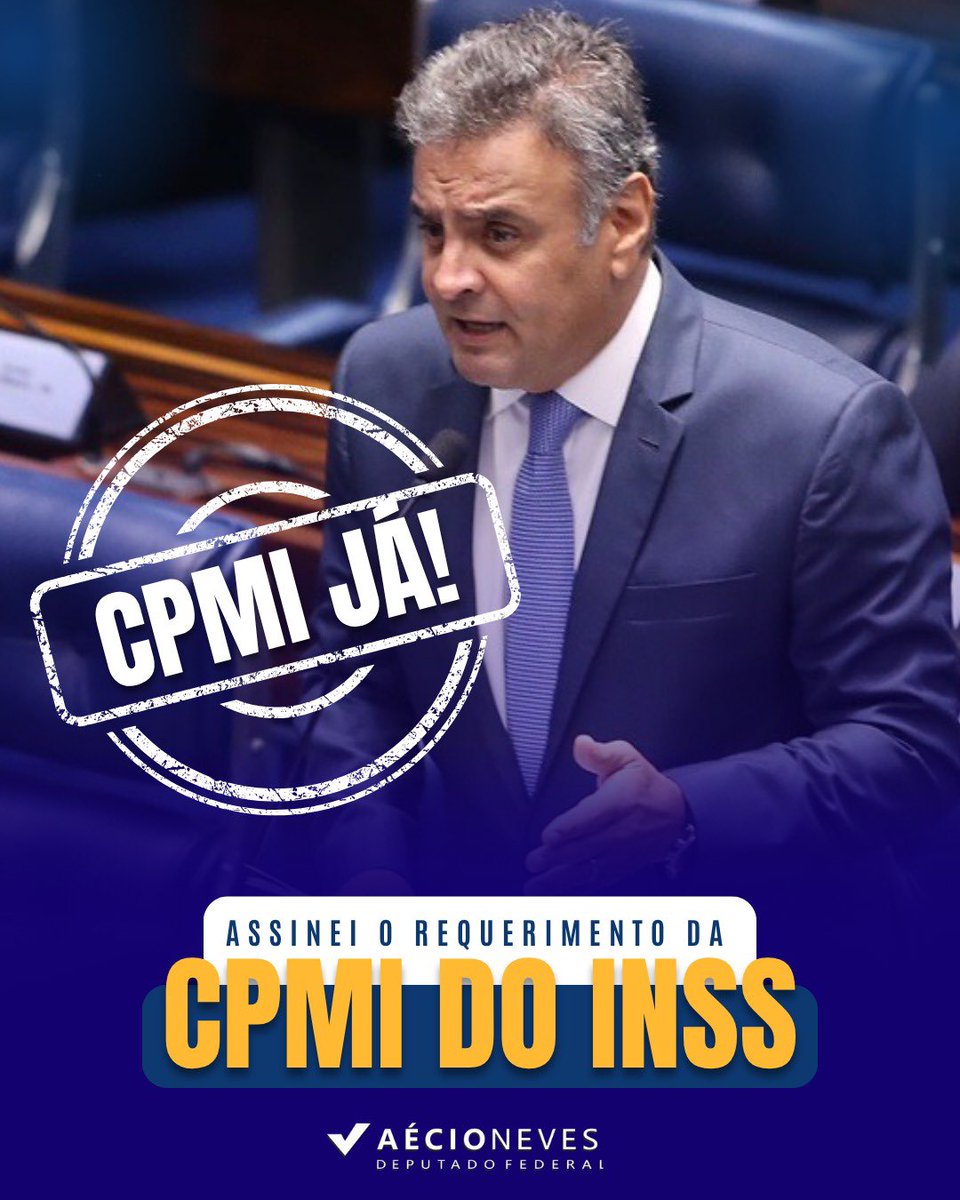 🚨 Assinei o pedido da CPMI do INSS!

Não podemos aceitar fraudes contra aposentados e pensionistas.

A investigação é urgente para identificar os culpados e garantir a devolução dos valores roubados.

Respeito aos nossos idosos!
