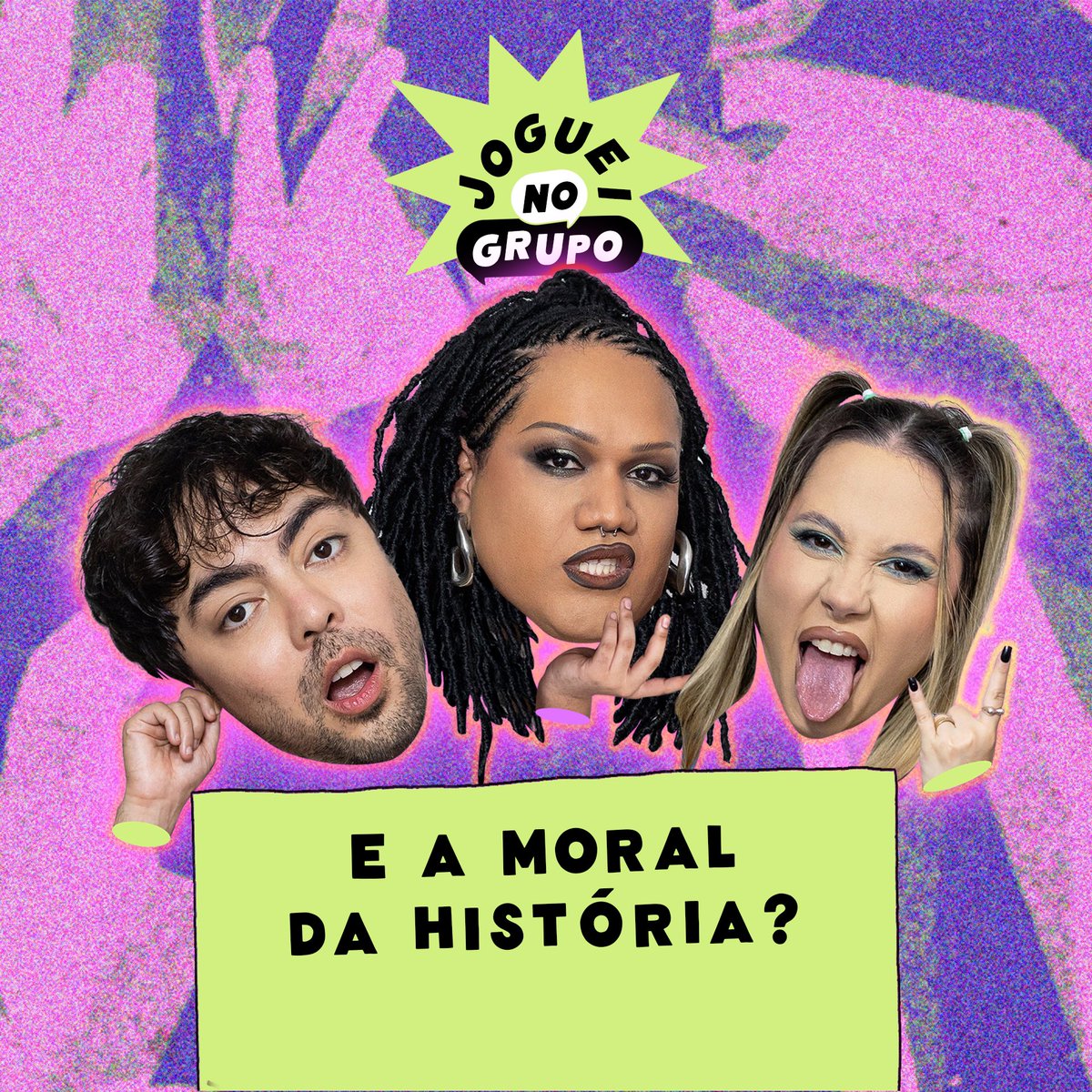 Controle Y (@controley) on Twitter photo 💥saiu ep novo do Joguei no Grupo 💥🧚🏿♂️Toda fábula termina com uma lição de moral🧚🏿♂️ MAS PARA QUEM?
Neste episódio, <a href="/ADaCotaMonteiro/">DaCota Monteiro</a> , <a href="/jennyprioli/">Jenny Prioli</a> e eu relemos fábulas clássicas pra descobrir o que realmente aprendemos com formigas trabalhadoras? Afinal, o que é bom para o moral? 💥saiu ep novo do Joguei no Grupo 💥🧚🏿♂️Toda fábula termina com uma lição de moral🧚🏿♂️ MAS PARA QUEM?
Neste episódio, <a href="/ADaCotaMonteiro/">DaCota Monteiro</a> , <a href="/jennyprioli/">Jenny Prioli</a> e eu relemos fábulas clássicas pra descobrir o que realmente aprendemos com formigas trabalhadoras? Afinal, o que é bom para o moral?