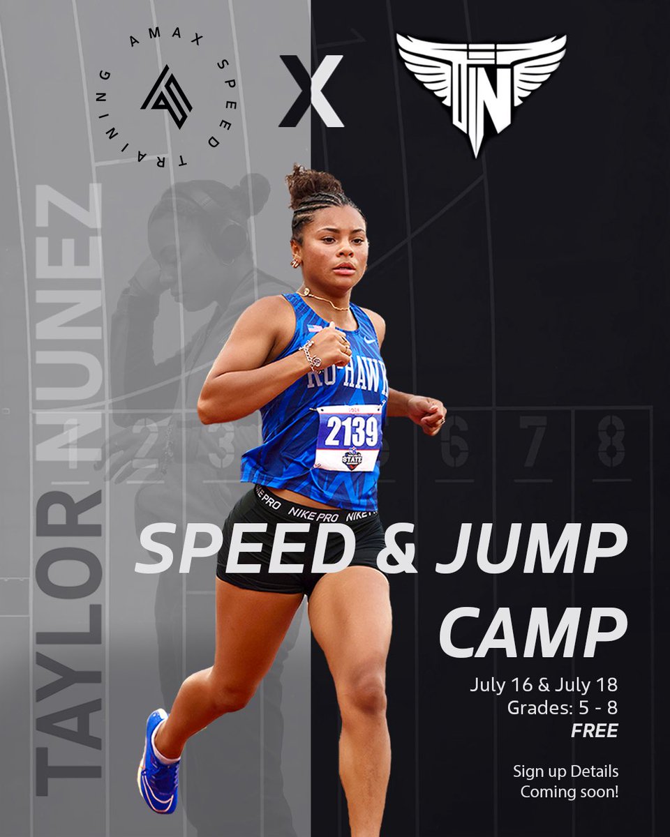 Free Speed and Jump Camp … Sign up Details Coming Soon