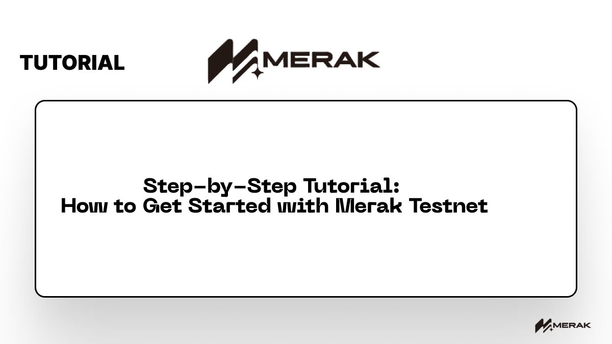 A step by step tutorial on how to get started with our Merak  Testnet.

Before we proceed, WHAT IS MERAK PROTOCOL, I know you have been wondering ? 🤔 

Merak Protocol is a privacy‑preserving DeFi liquidity hub built on the <a href="/DubheEngine/">Dubhe Engine</a>  and deployed on the <a href="/SuiNetwork/">Sui</a>. It