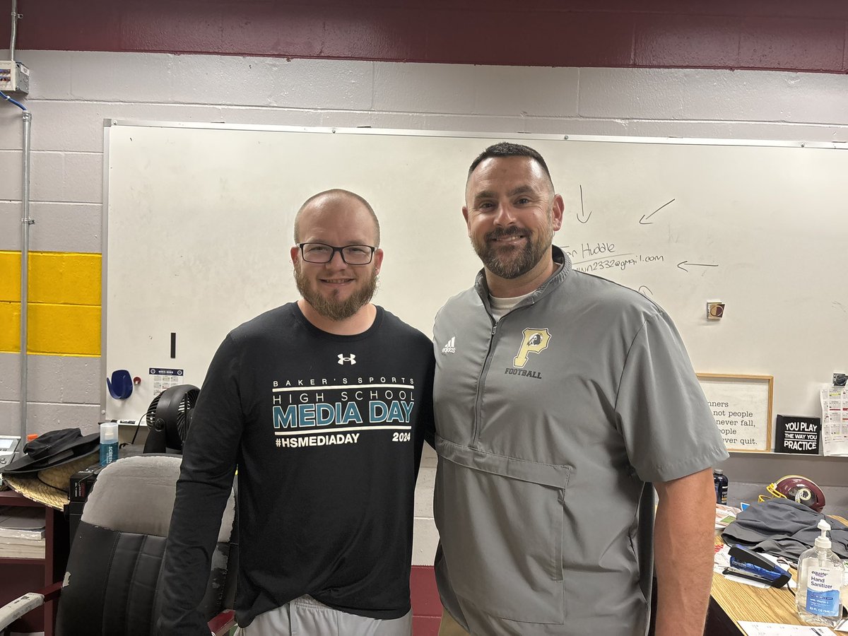 WNHSwarriorFB's tweet photo. Appreciate UNC-Pembroke and @CoachHallUNCP for stopping by and checking out the Warriors! 

#BNB #WeTheWest https://t.co/oNKV4t19Om